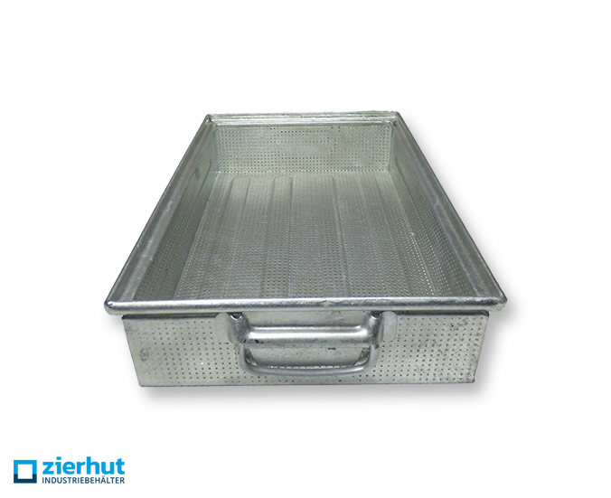 Schäfer Lochkästen Typ 14/6-2 G , Lagerbehälter aus metall – verzinkt